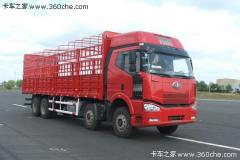 解放 J6P重卡 復(fù)合型 375馬力 8X4 倉柵載貨車(CA5310CLXYP66K24L7T4A1E)