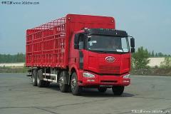 解放 J6P重卡 320馬力 8X4倉(cāng)柵載貨車(CA5240CLXYP66K2L7T4A2E)