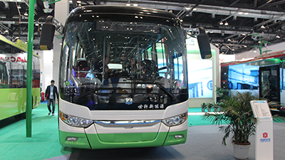 2015節(jié)能與新能源成果展 中通V10K純電動客車